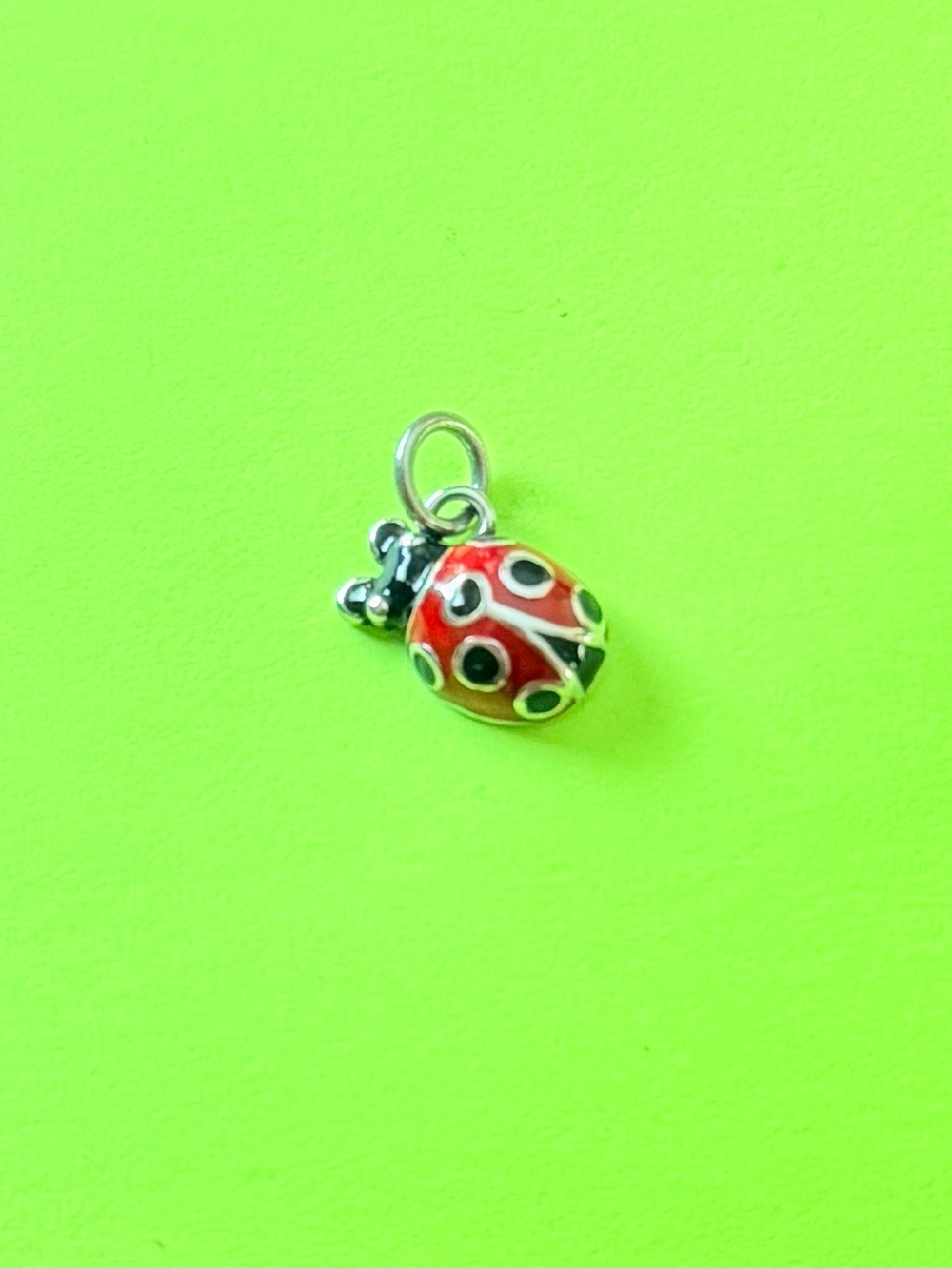James Avery Enamel Ladybug charm
